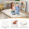 Costway Full/King/Queen/Twin Futon Mattress Japanese Floor Sleeping Pad Washable Cover Carry Bag Beige